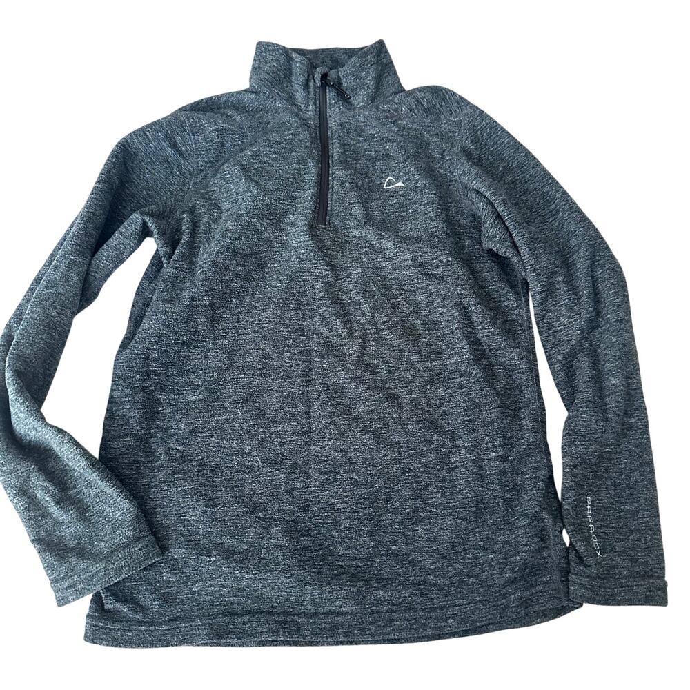 Paradox Gray Lightweight Quarter Zip Pullover - Size L